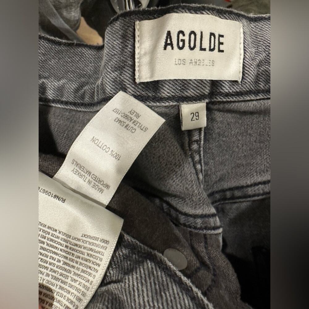AGOLDE Riley High Rise Straight Crop Jeans (size 29) - Picture 9 of 10